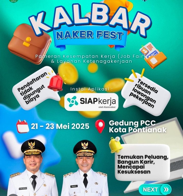 Ria Norsan Serukan Partisipasi Warga dalam Job Fair untuk Atasi Pengangguran yang Tinggi di Kalbar